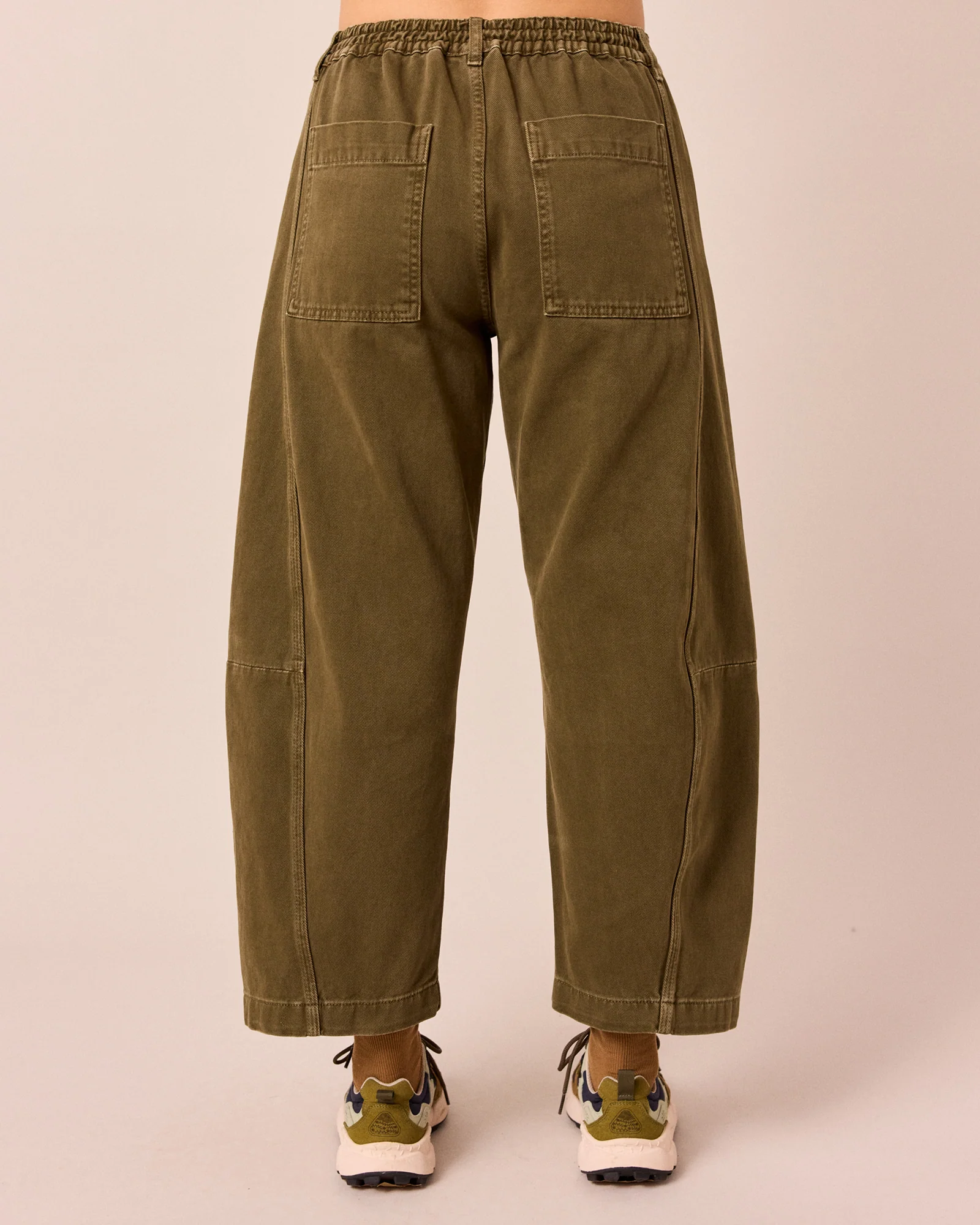 Tori Olive Denim Jeans - Image 4
