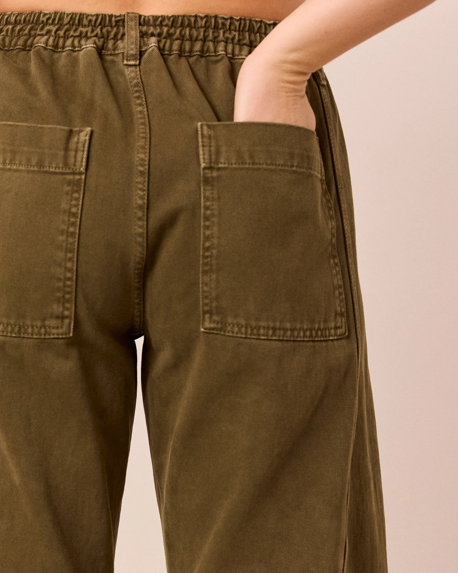 Tori Olive Denim Jeans - Image 5