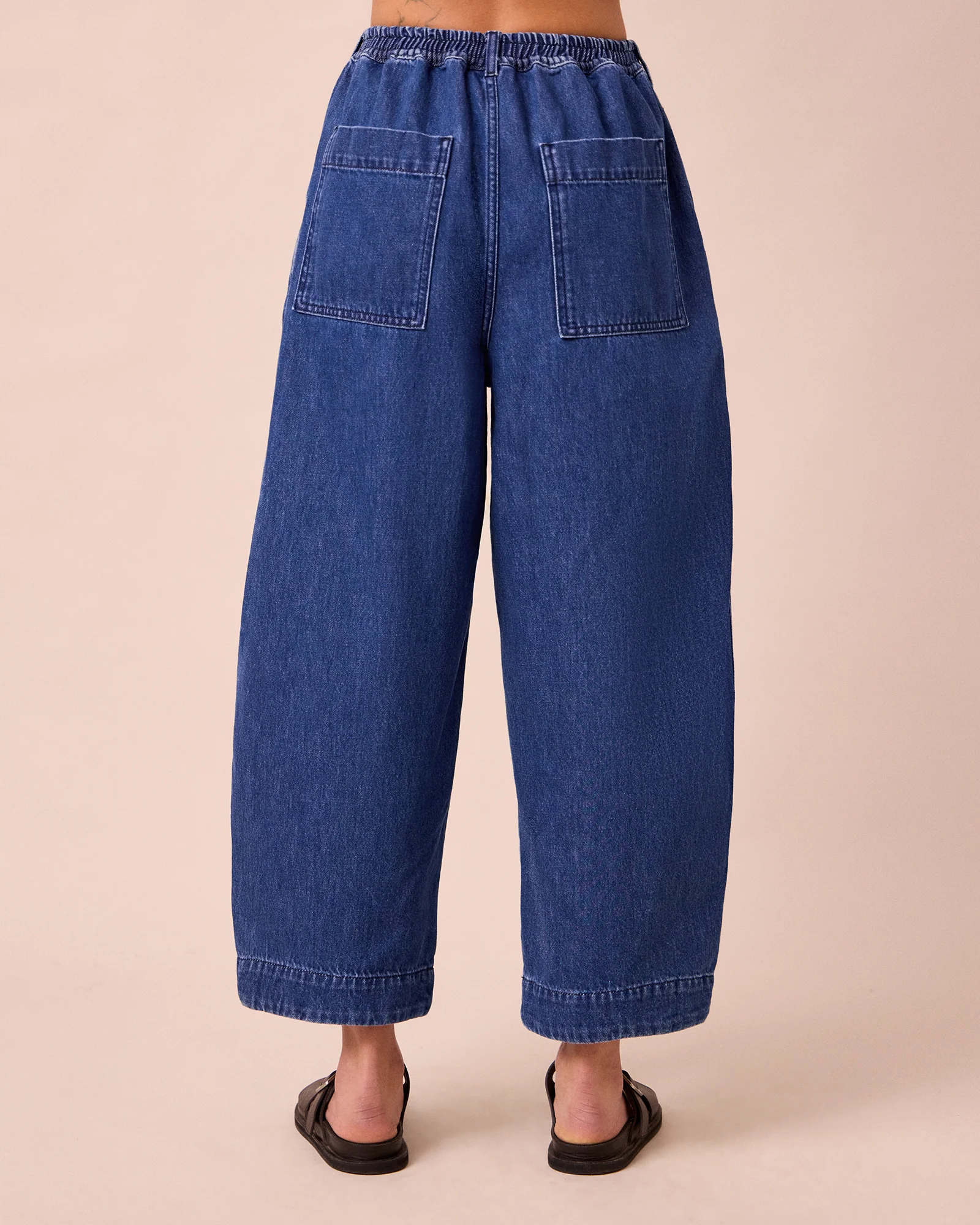 Veda Mid Blue Denim Trousers - Image 4