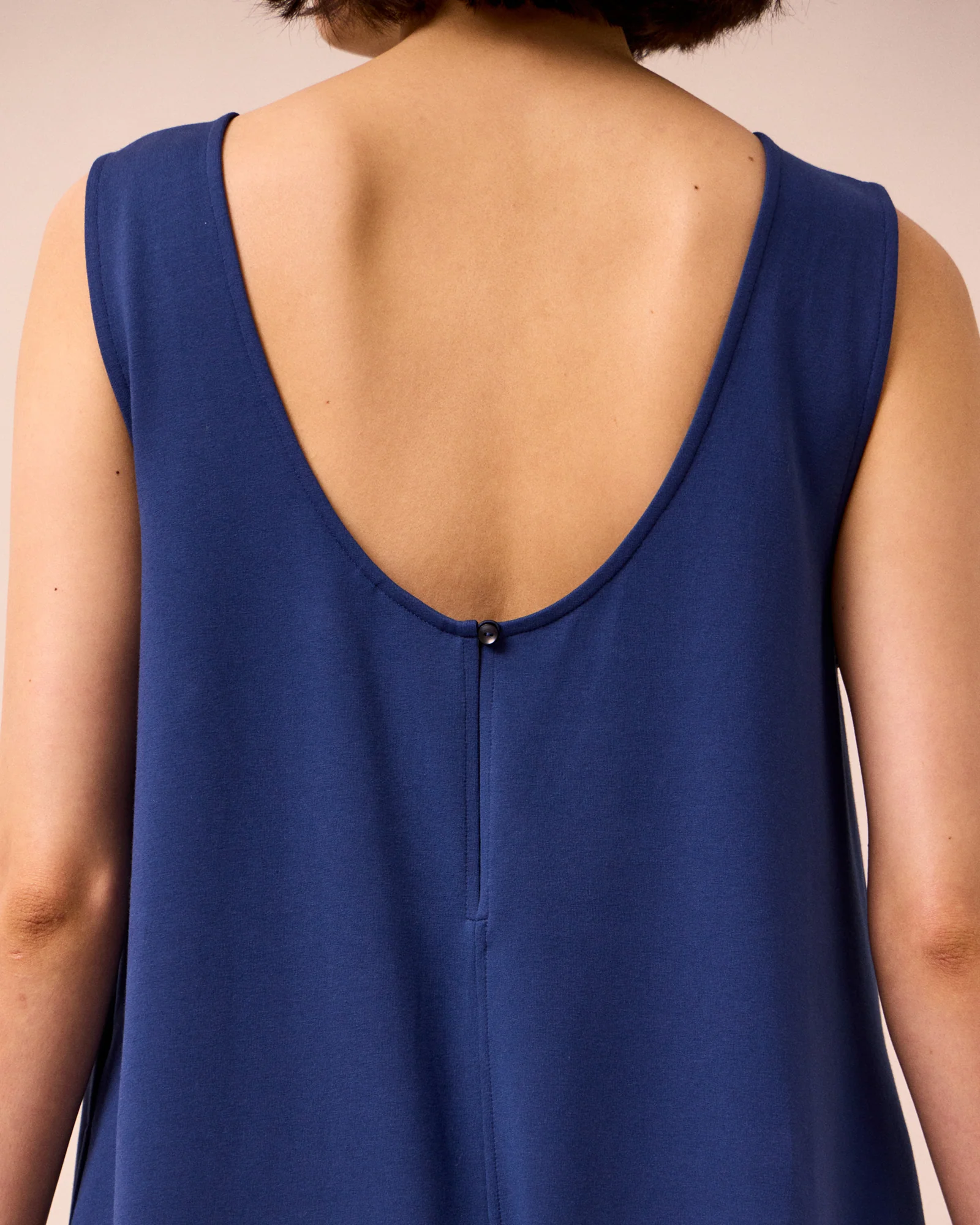 Vivienne French Navy Jersey Jumpsuit - Image 4
